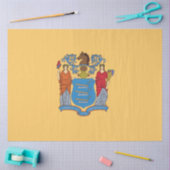Flagge von New Jersey Seidenpapier (Basteln)