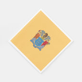 Flagge von New Jersey Serviette (Ecke)