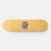 Flagge von New Jersey Skateboard (Horizontal)