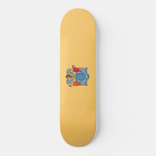 Flagge von New Jersey Skateboard (Vorderseite)