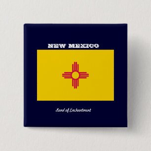 Flagge von New Mexico Button