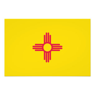 Flagge von New Mexico Fotodruck