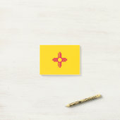 Flagge von New Mexico Post-it Klebezettel (Auf Schreibtisch)