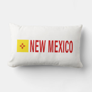 Flagge von New Mexico Symbol der Zia Lendenkissen