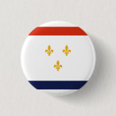 Flagge von New Orleans Button (Vorderseite)