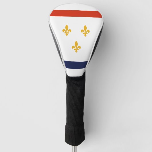 Flagge von New Orleans Golf Headcover (Vorderseite)