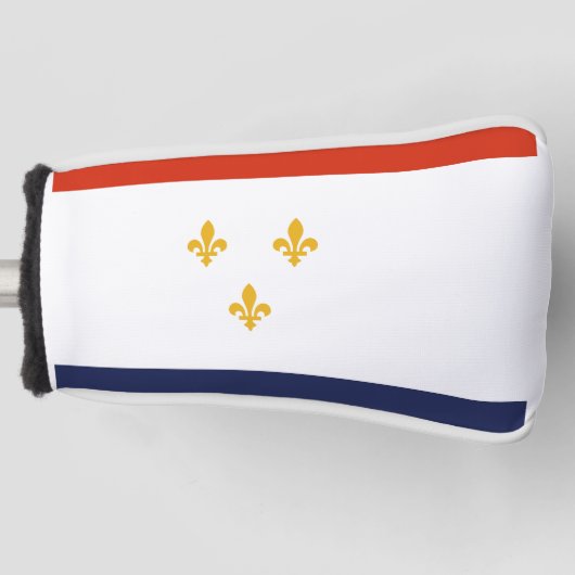 Flagge von New Orleans Golf Headcover (Vorderseite)