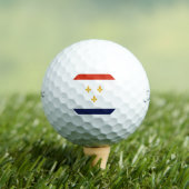 Flagge von New Orleans Golfball (Insitu T-Shirt)