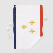 Flagge von New Orleans Golfhandtuch (Insitu)