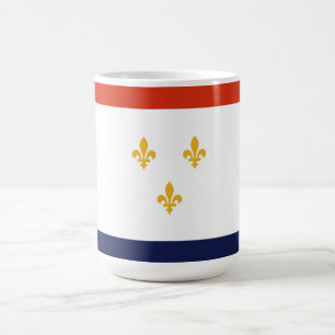 Flagge von New Orleans Kaffeetasse