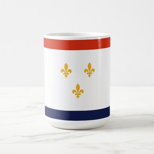 Flagge von New Orleans Kaffeetasse (Mittel)