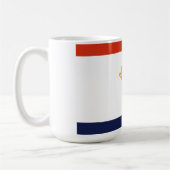 Flagge von New Orleans Kaffeetasse (Links)