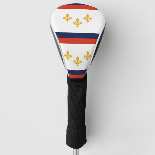 Flagge von New Orleans, Louisiana Golf Headcover (Vorderseite)