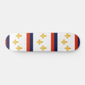 Flagge von New Orleans, Louisiana Skateboard (Horizontal)
