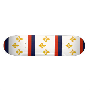 Flagge von New Orleans, Louisiana Skateboard