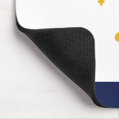 Flagge von New Orleans Mousepad (Ecke)