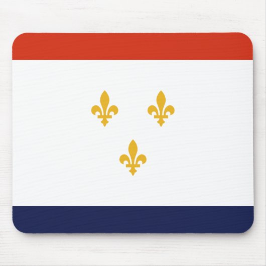 Flagge von New Orleans Mousepad (Vorne)
