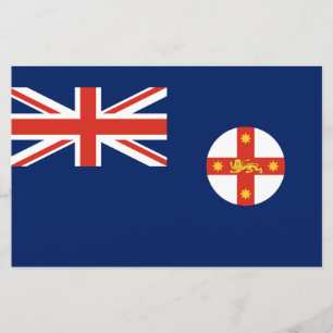 Flagge von New South Wales (australischer Staat) Briefpapier