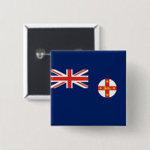 Flagge von New South Wales (australischer Staat) Button (Vorne & Hinten)