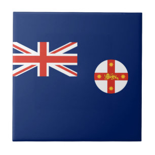 Flagge von New South Wales (australischer Staat) Fliese