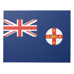 Flagge von New South Wales (australischer Staat) Notizblock