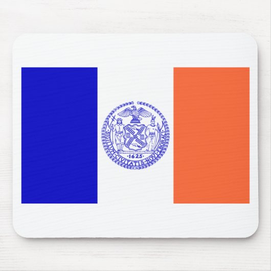 Flagge von New York City Mousepad (Vorne)