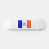 Flagge von New York City Skateboard (Horizontal)