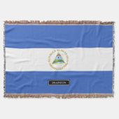 Flagge von Nicaragua Decke (Vorderseite)
