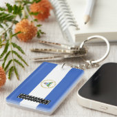 Flagge von Nicaragua Schlüsselanhänger (Vorderseite rechts)