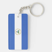 Flagge von Nicaragua Schlüsselanhänger (Rückseite)