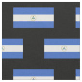 Flagge von Nicaragua Stoff (Nahaufnahme)