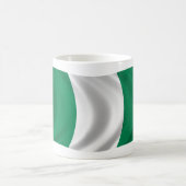 Flagge von Nigeria Kaffeetasse (Mittel)