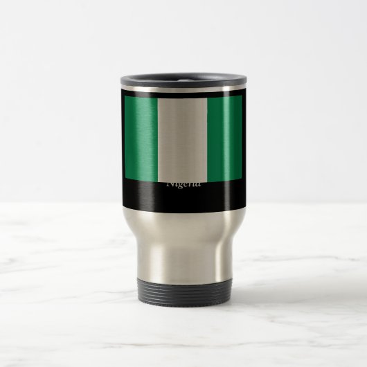 Flagge von Nigeria Reisebecher (Mittel)