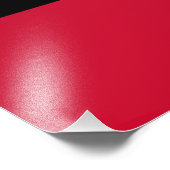 Flagge von Nijmegen Fotodruck (Ecke)