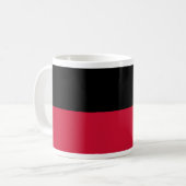 Flagge von Nijmegen Kaffeetasse (Vorderseite Links)