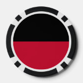 Flagge von Nijmegen Pokerchips (Rückseite)