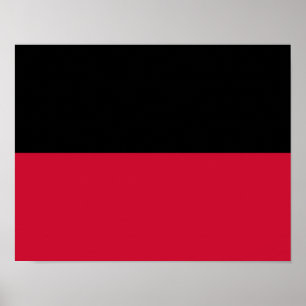 Flagge von Nijmegen Poster