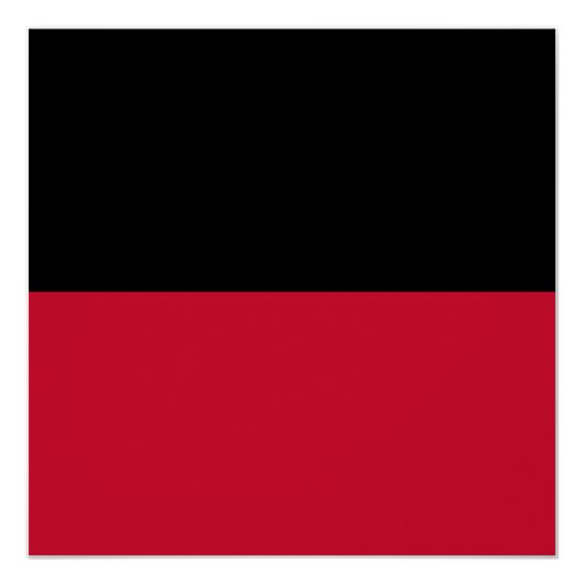 Flagge von Nijmegen Poster (Vorderseite)