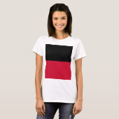 Flagge von Nijmegen T-Shirt (Vorne ganz)