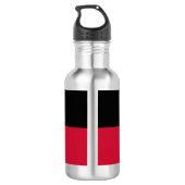 Flagge von Nijmegen Trinkflasche (Rückseite)