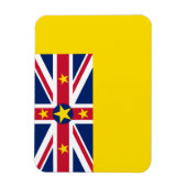 Flagge von Niue Magnet (Vertikal)