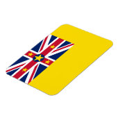 Flagge von Niue Magnet (Linke Seite)