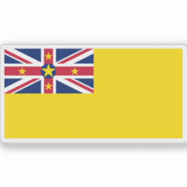 Flagge von Niue, Neuseeland Aufkleber