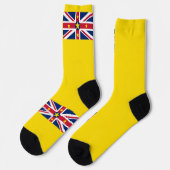 Flagge von Niue Socken (Linkes Detail)