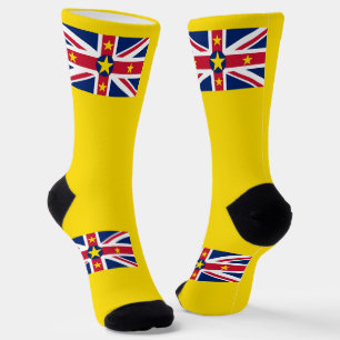 Flagge von Niue Socken