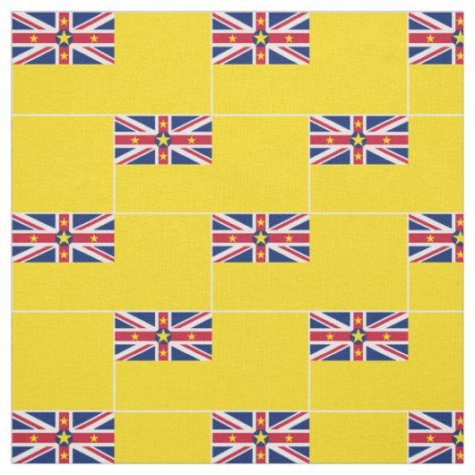 Flagge von Niue Stoff (Muster)