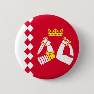 Flagge von Nordkarelien Button