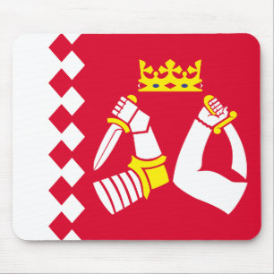 Flagge von Nordkarelien Mousepad