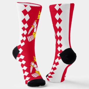 Flagge von Nordkarelien Socken