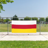 Flagge von Nordossetien Banner (Insitu)